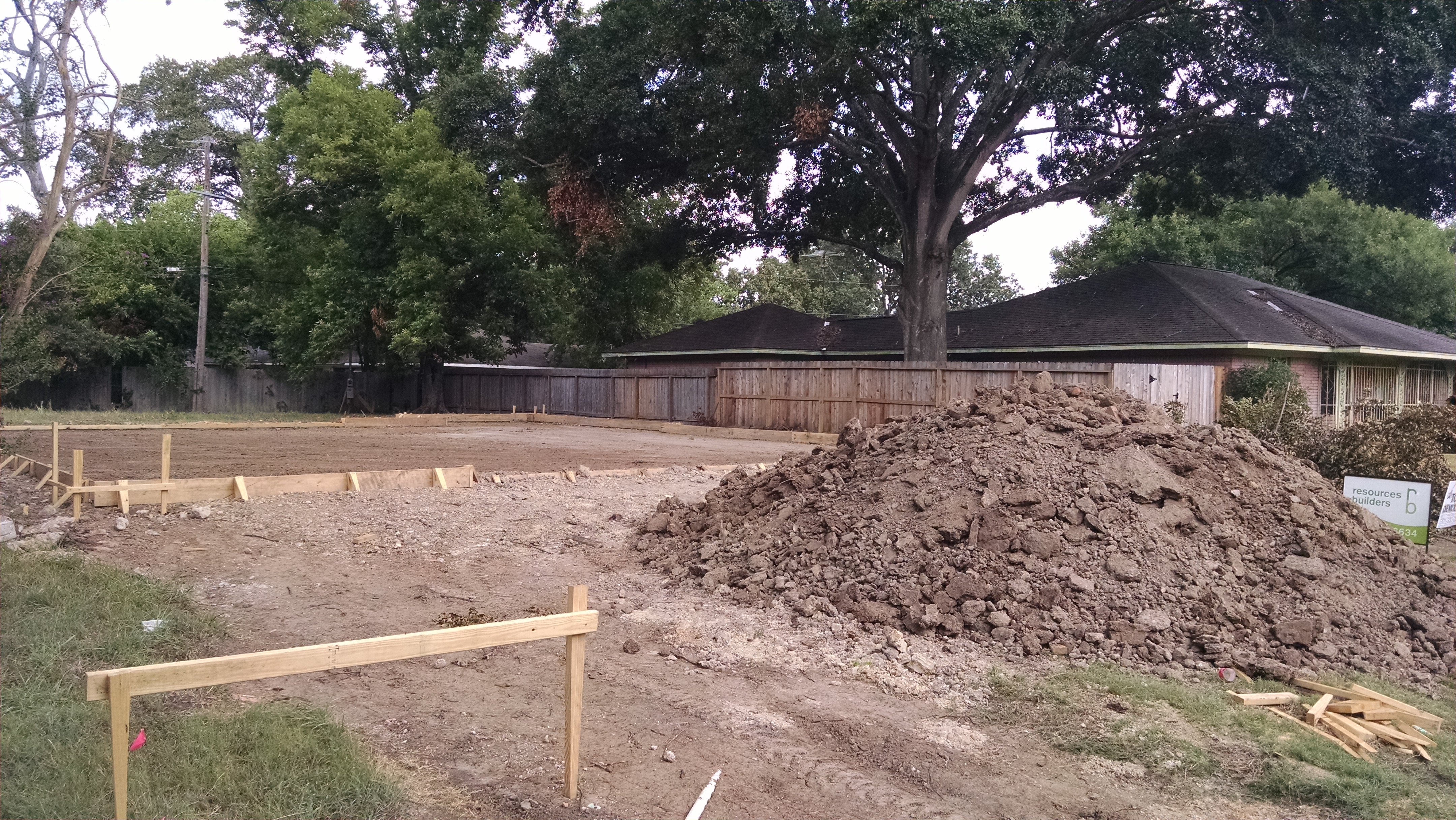 House pad grading houston