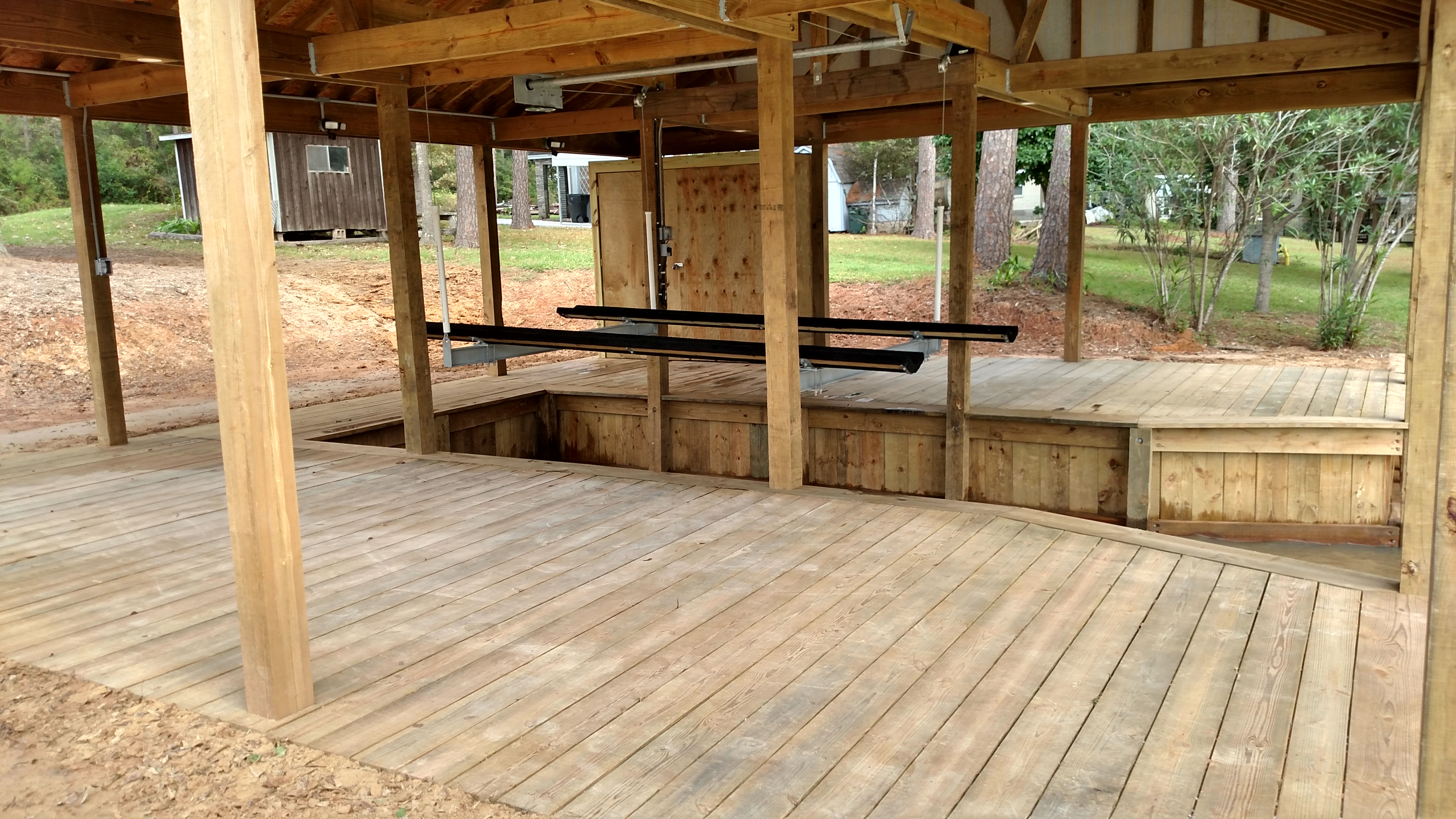 lake Houston deck boat house construction